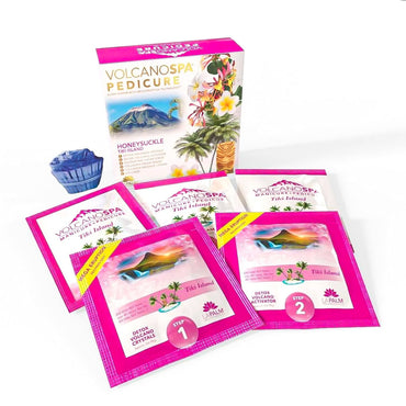 Volcano Spa: 6 Step Pedicure Kit - Honeysuckle (Tiki Island)