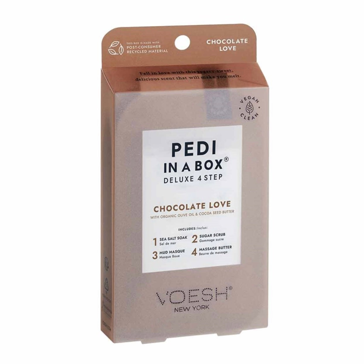 VOESH Pedi In A Box: Deluxe 4 Step - Chocolate Love