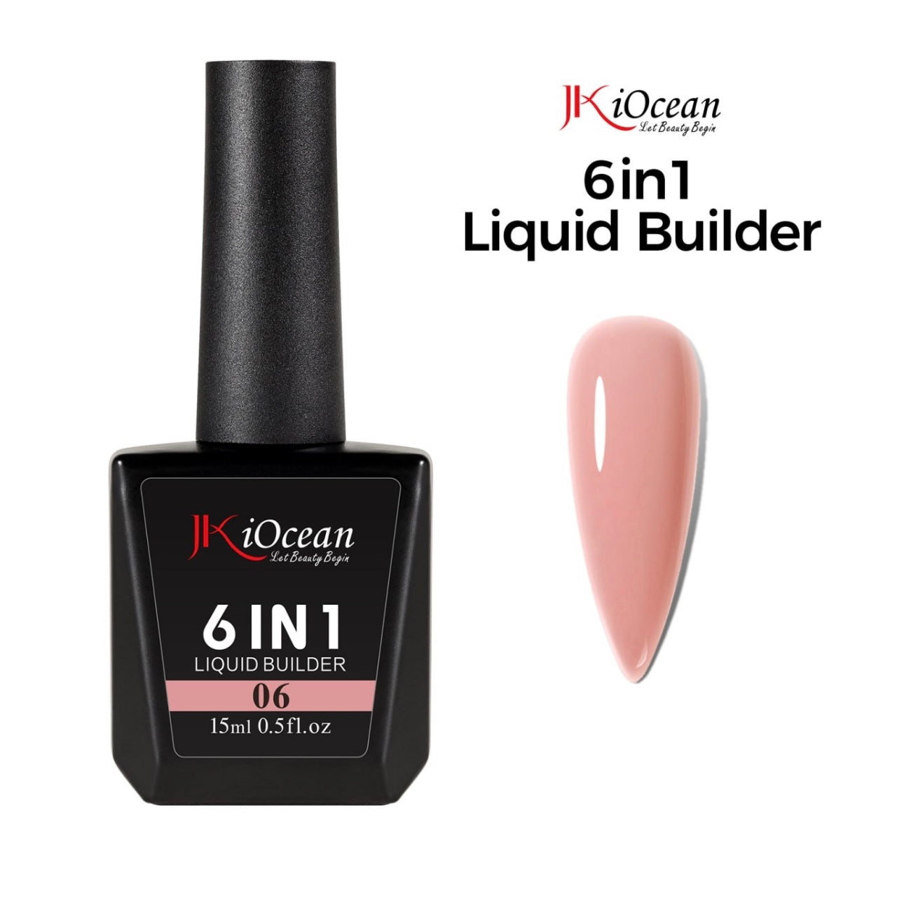 JKiOcean 6 in 1 Liquid Builder Gel - 06