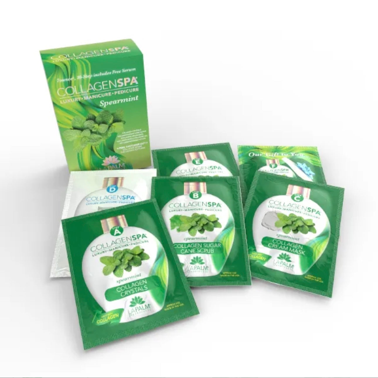 LaPalm Collagen Spa 6 Step Kit - Spearmint