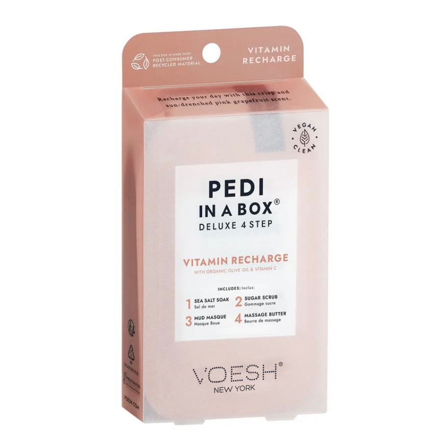 VOESH Pedi In A Box: Deluxe 4 Step -  Vitamin Recharge