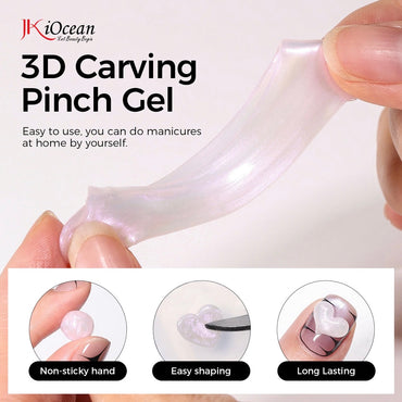 JKiOcean 3D Carving Pinch Gel - Clear