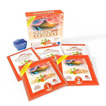Volcano Spa: 6 Step Pedicure Kit - Orange No. 5
