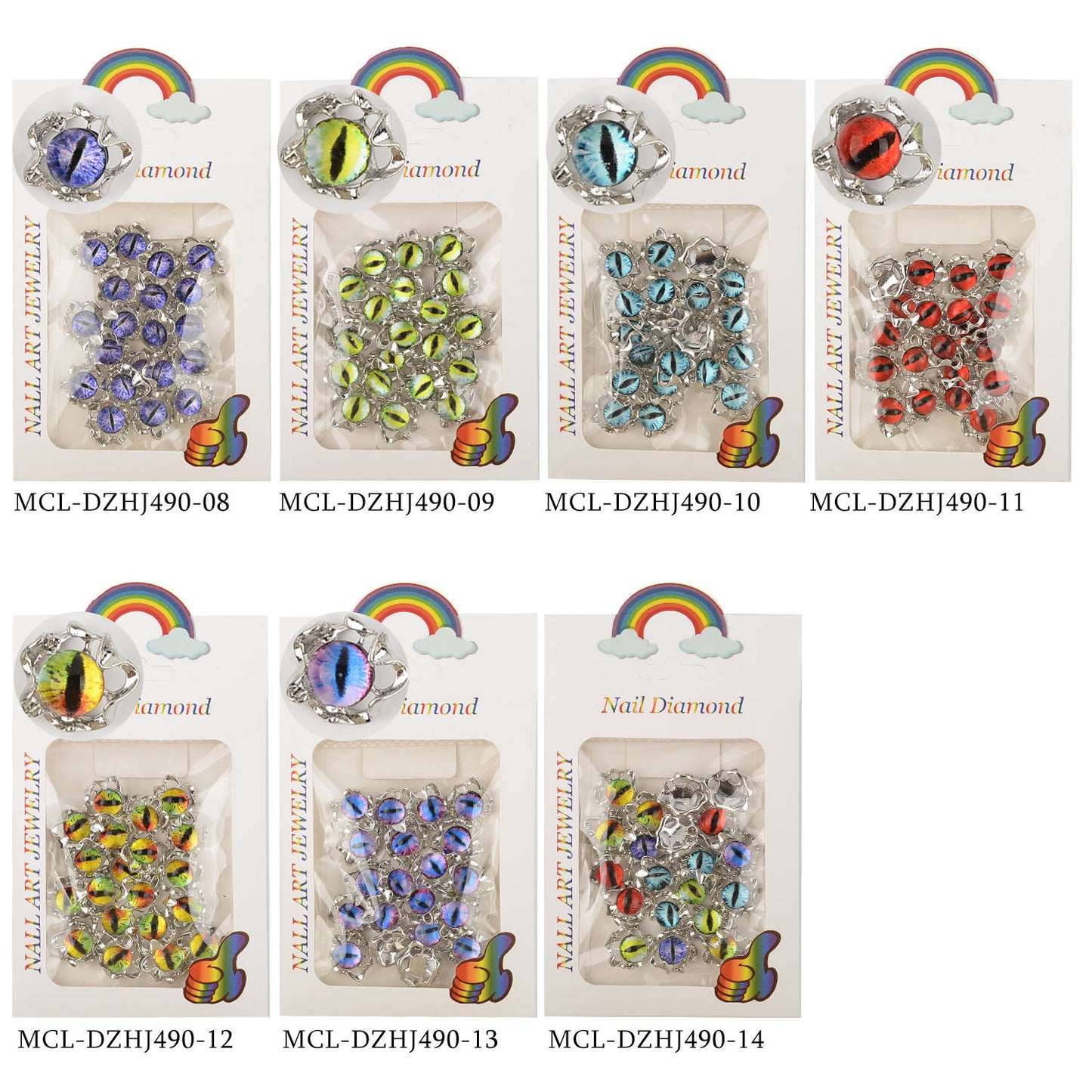 Eyeball Nail Charm 20pcs