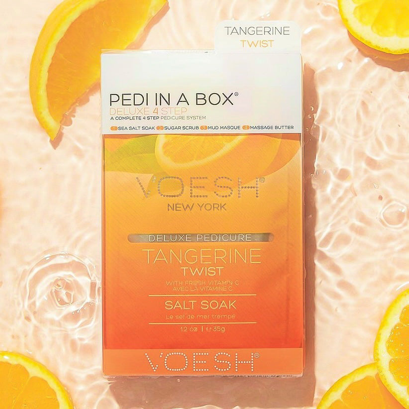VOESH Pedi In A Box: Deluxe 4 Step - Tangerine Twist