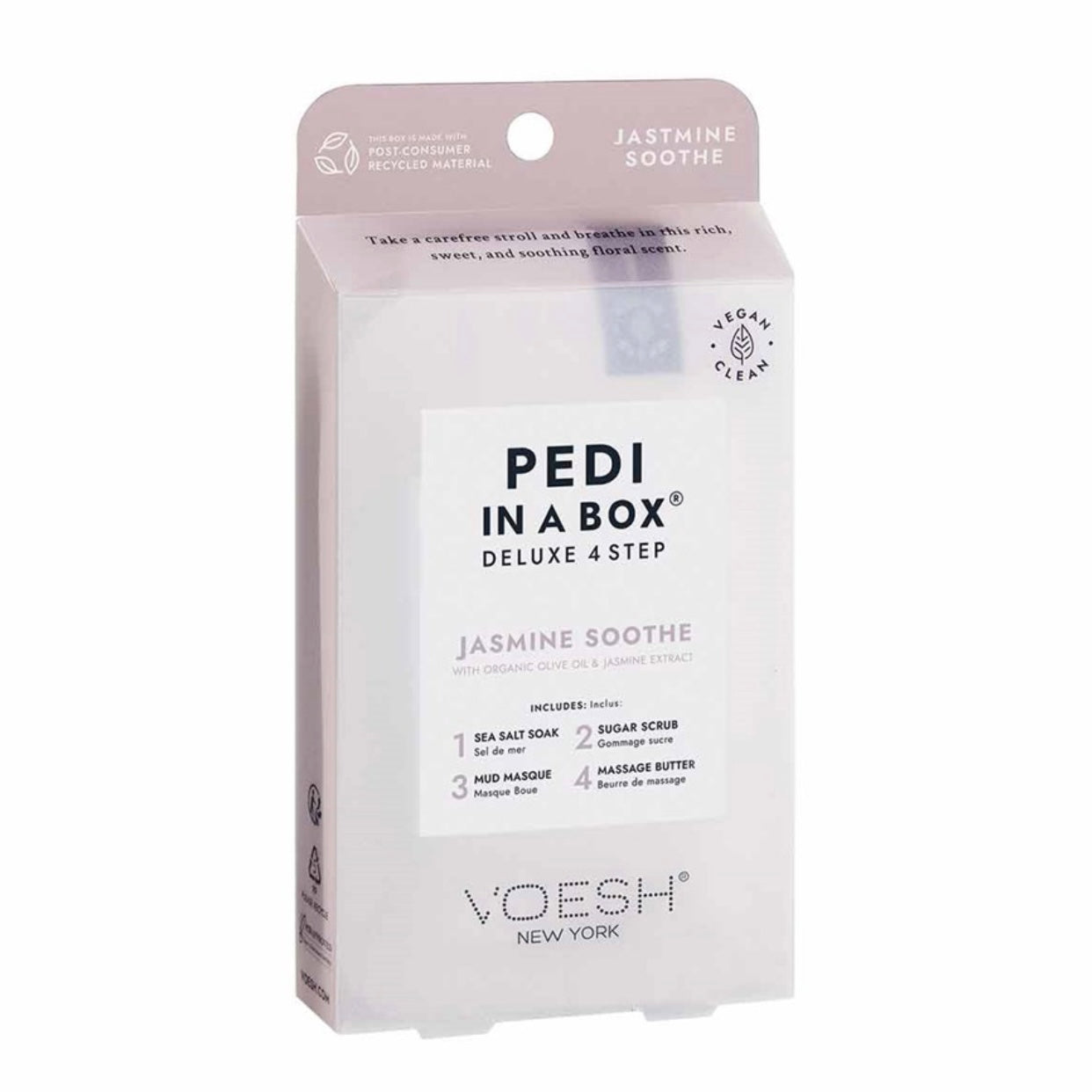 VOESH Pedi In A Box: Deluxe 4 Step - Jasmin Soothe