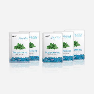 USC Jelly Pedi: 5 Step Kit - Peppermint