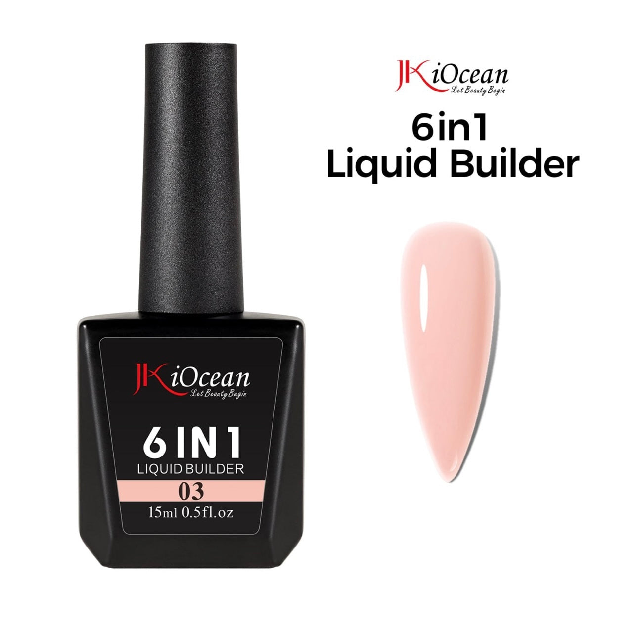 JKiOcean 6 in 1 Liquid Builder Gel - 03