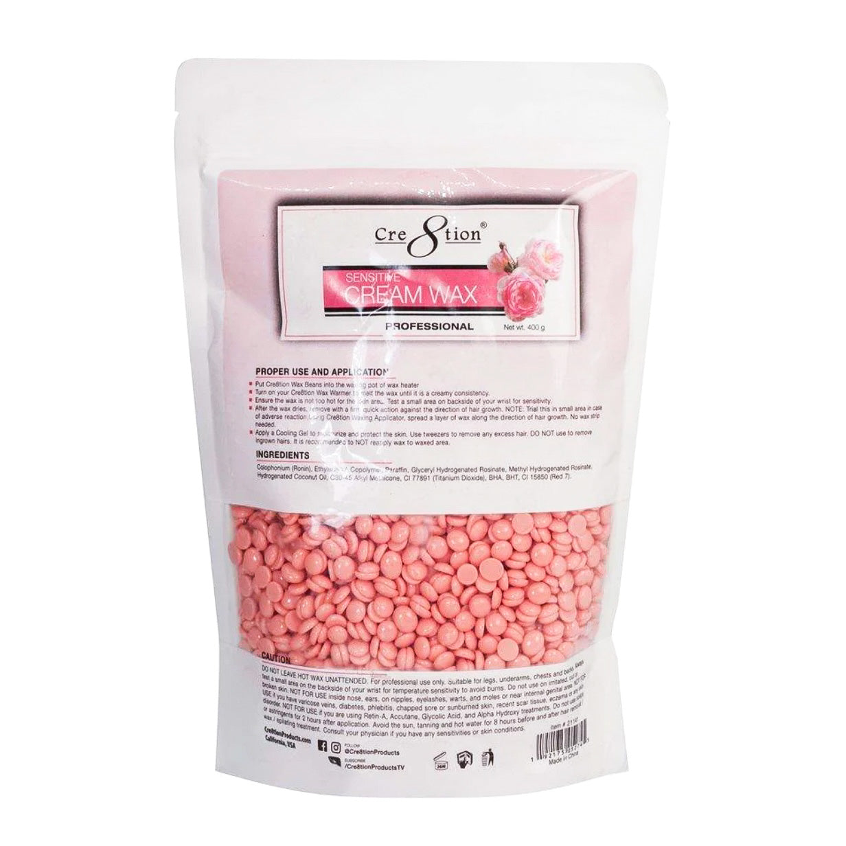 Cre8tion - Sensitive Cream Wax (Hard Wax Beads)