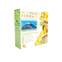Volcano Spa: 6 Step Pedicure Kit - Lemongrass & Ginger (Enlightenment)