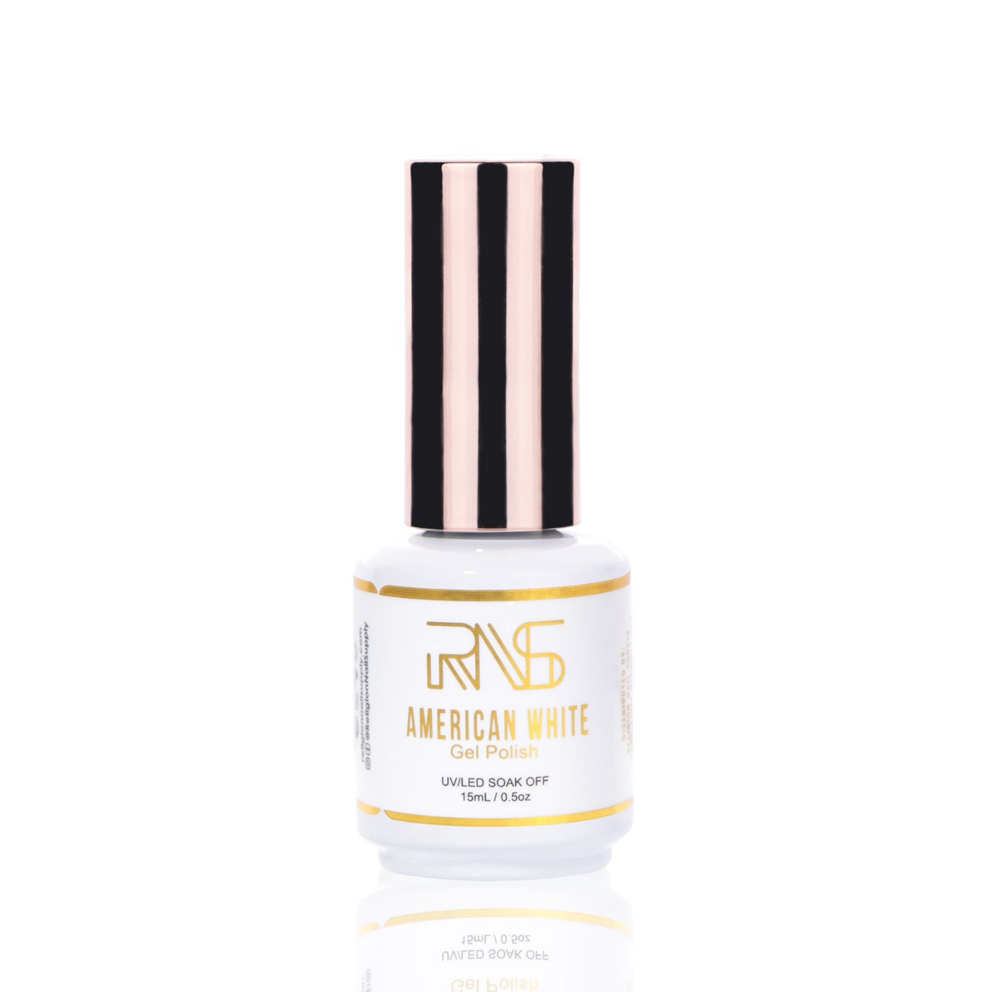 RNS American White Gel Polish (Milky White)