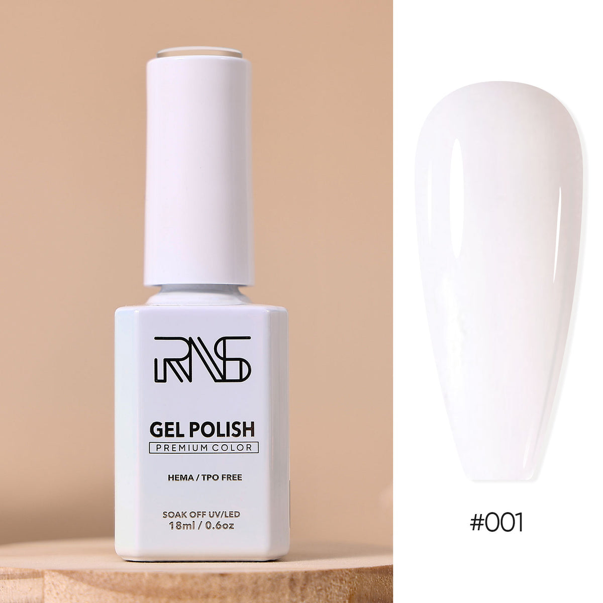 RNS Gel Polish Color Swatch #1 (1 -36) HEMA/TPO FREE
