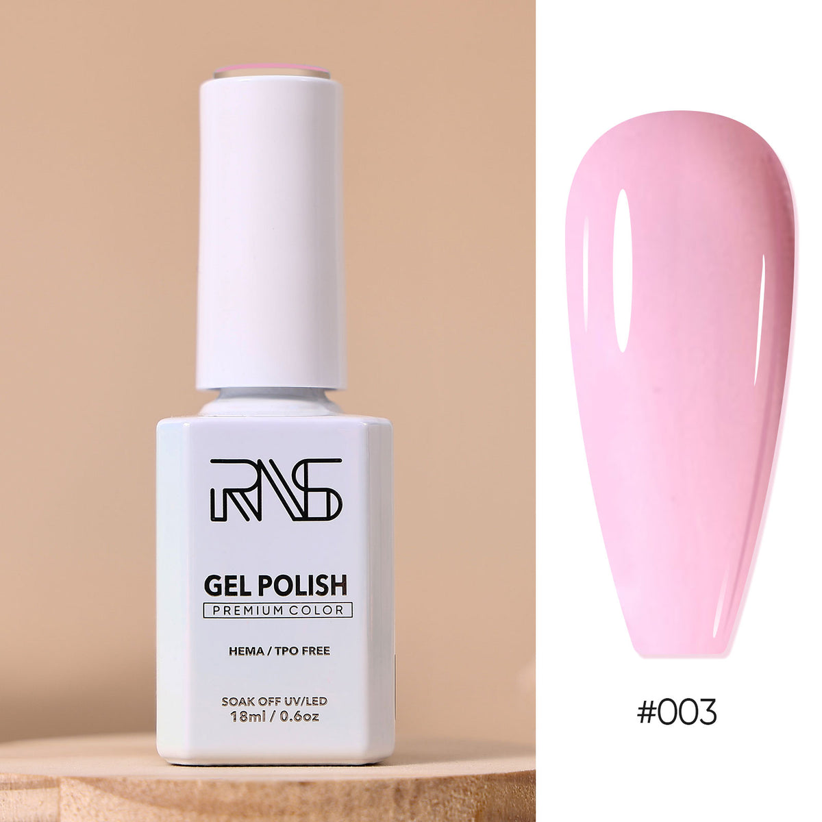 RNS Gel Polish Color Swatch #1 (1 -36) HEMA/TPO FREE