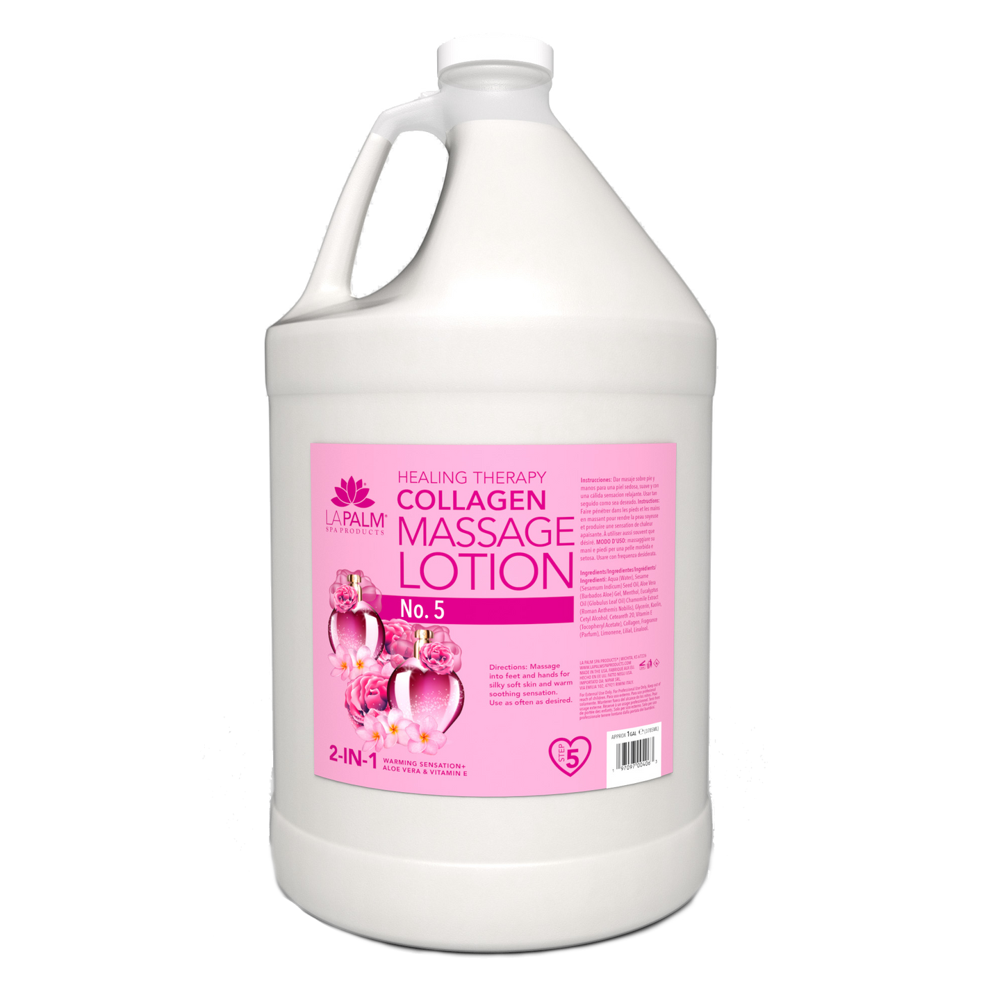 LaPalm Collagen Massage Lotion - No.5 (1 Gallon)
