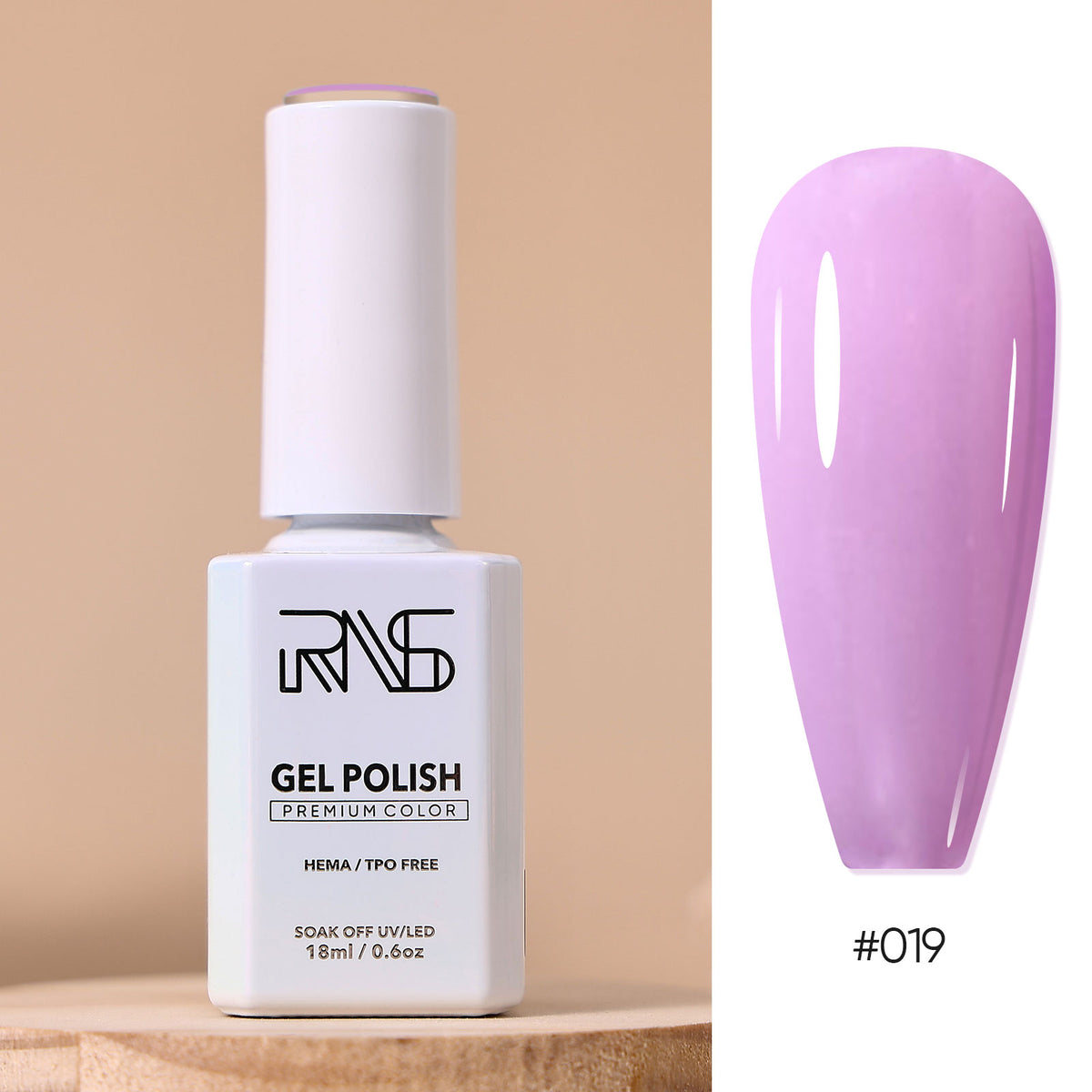 RNS Gel Polish Color Swatch #1 (1 -36) HEMA/TPO FREE