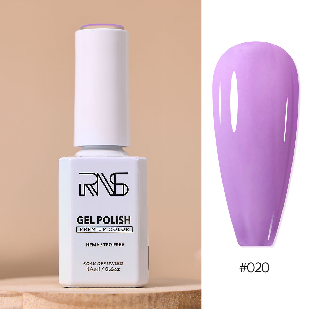 RNS Gel Polish Color Swatch #1 (1 -36) HEMA/TPO FREE