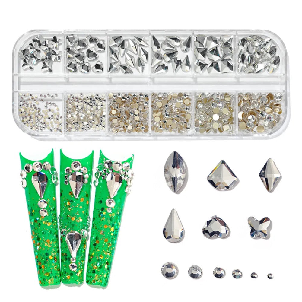Rhinestone Small Case #6 (Silver)