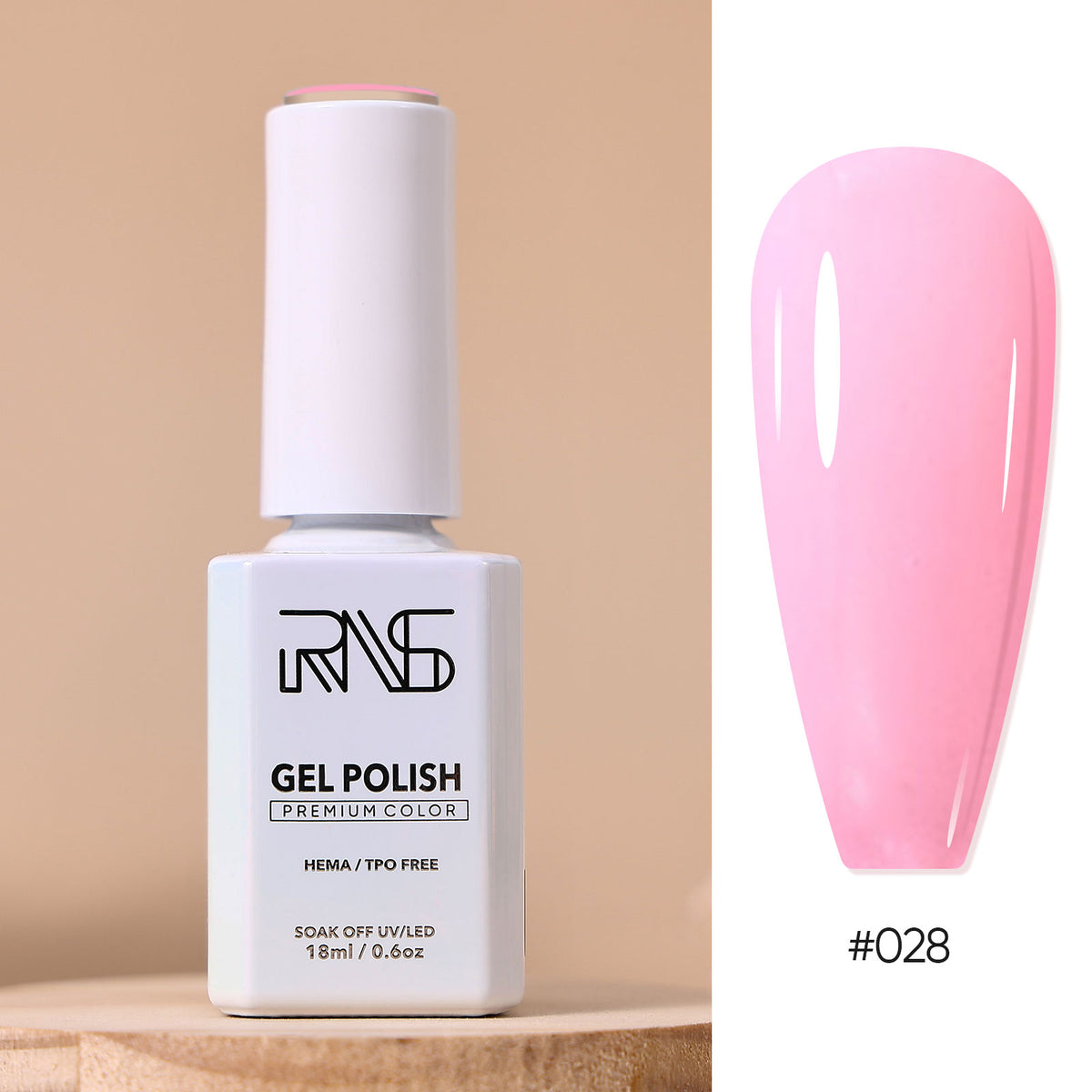 RNS Gel Polish Color Swatch #1 (1 -36) HEMA/TPO FREE