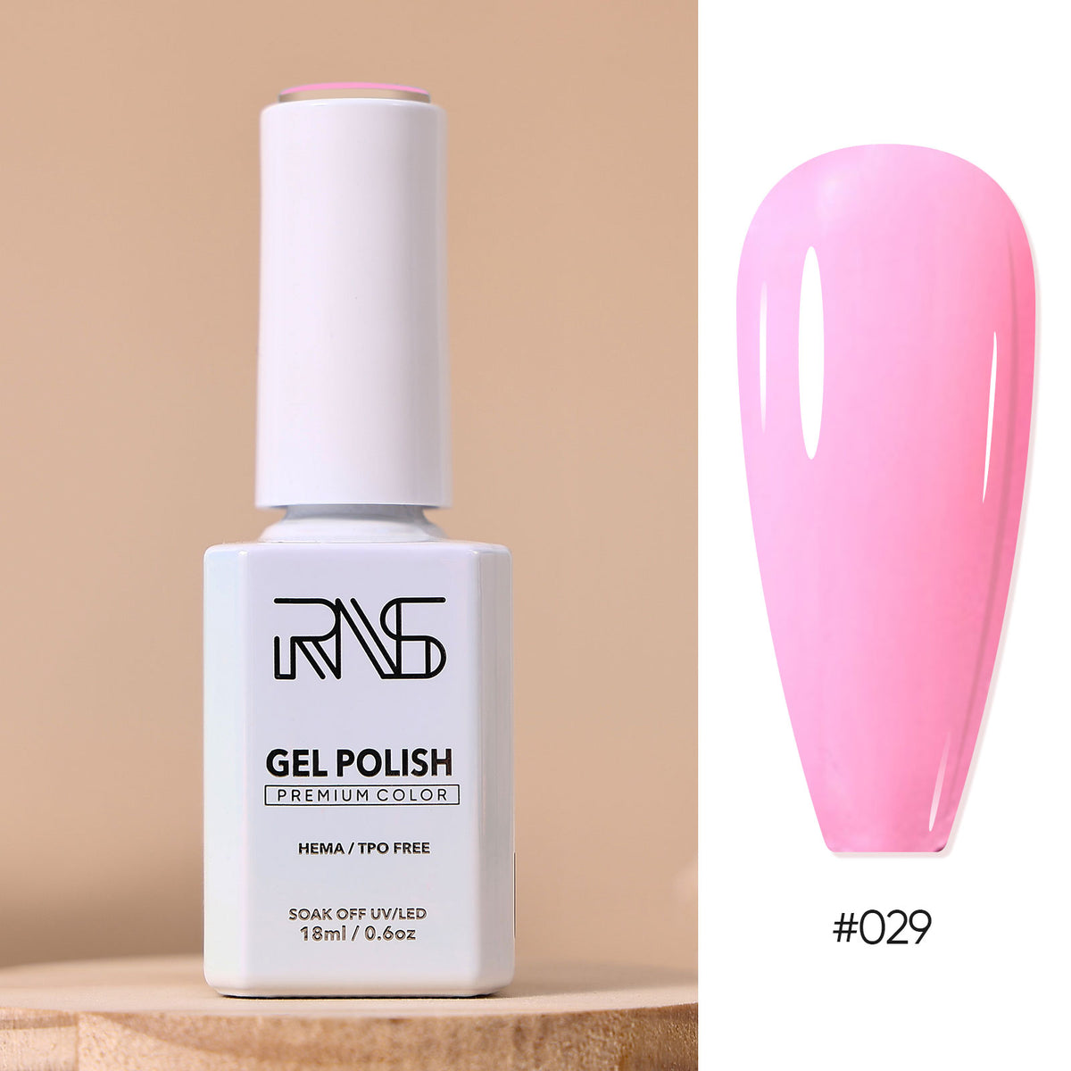 RNS Gel Polish Color Swatch #1 (1 -36) HEMA/TPO FREE