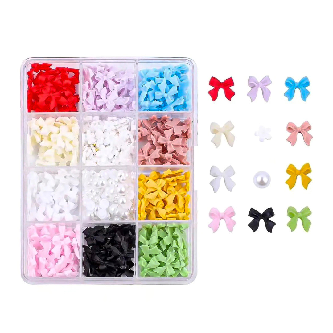 Bow Charms (12 Grid Set)
