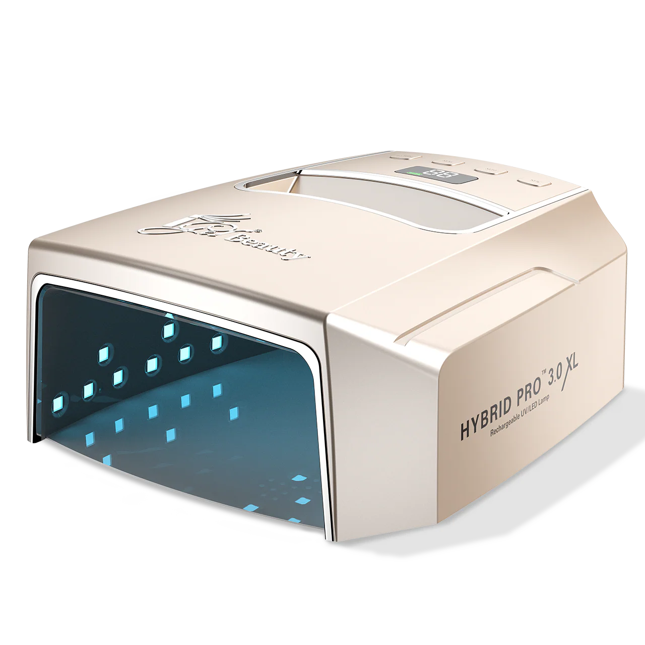 iGel Hybrid Pro 3.0 XL Wireless Rechargeable UV/LED Lamp (Tan)