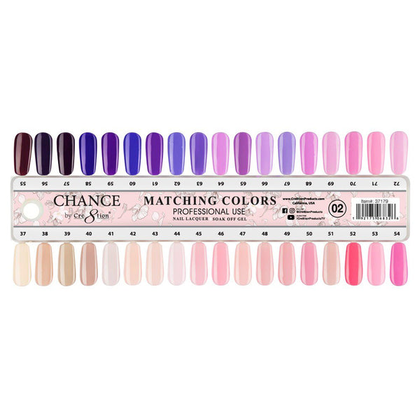 Cre8tion Chance Gel / Lacquer Duo Color Set #2