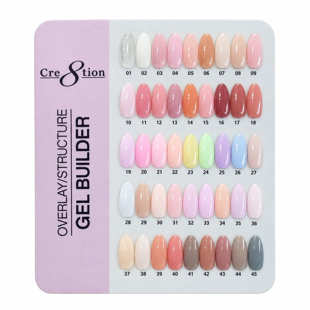 Cre8tion Gel Collection - Overlay/Brush On Builder Gel
