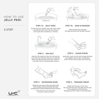 USC Jelly Pedi: 5 Step Kit - Aloe Vera