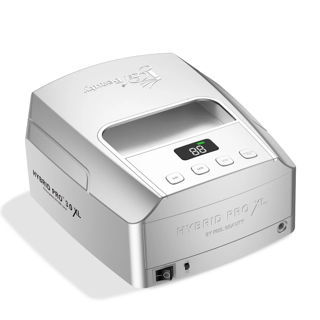 iGel Hybrid Pro 3.0 XL Wireless Rechargeable UV/LED Lamp (Silver)