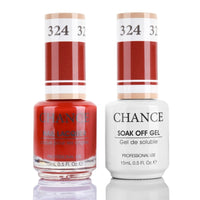 Cre8tion Chance Gel / Lacquer Duo Colors Set #9 (Yellow & Brown Shades) # 289 - 324