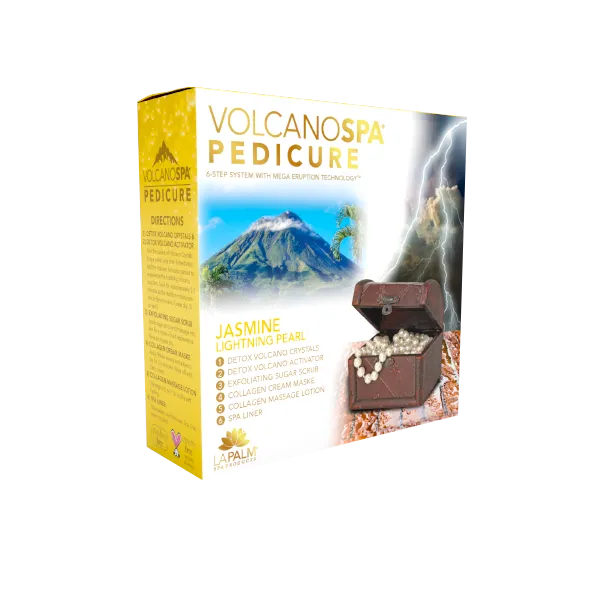 Volcano Spa: 6 Step Pedicure Kit - Jasmine