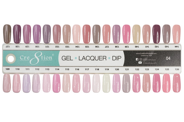 Cre8tion Trio Color Acrylic Dipping & Gel Polish Color #109 - 144