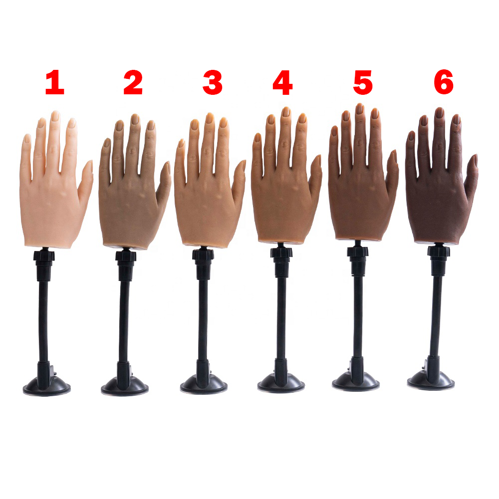 Realistic Silicone Practice Hand - Comes with Holder