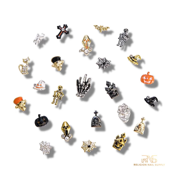 Halloween Nail Charm Case 240pcs