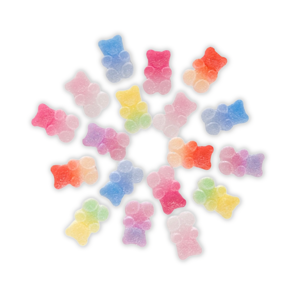 Sour Gummy Bear Charm 5pcs