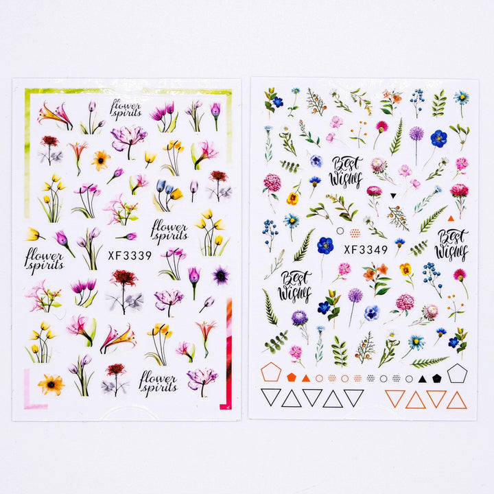 Religion Nail Supply Flower Stickers